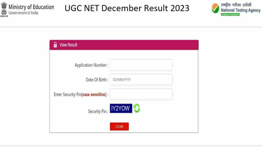 UGC NET Result 2023